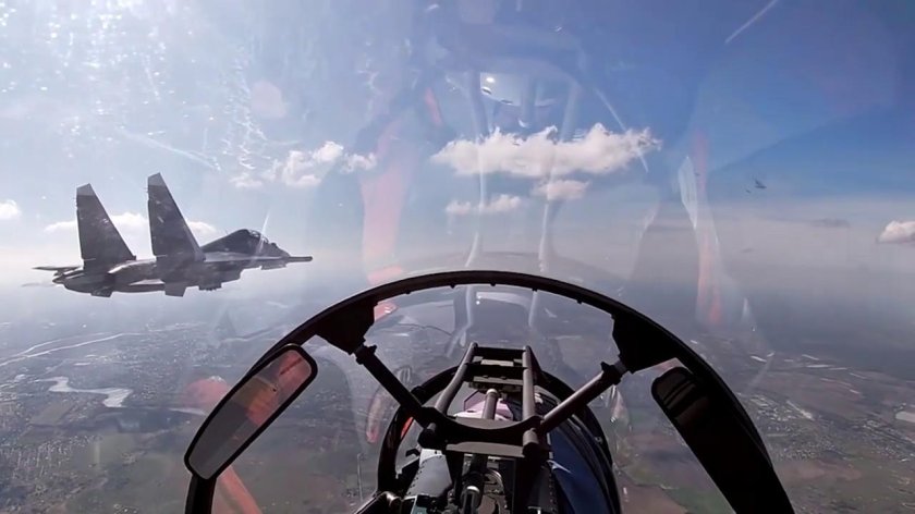 Вид из истребителя