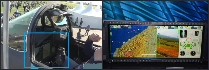 Кабина Су-57 изнутри