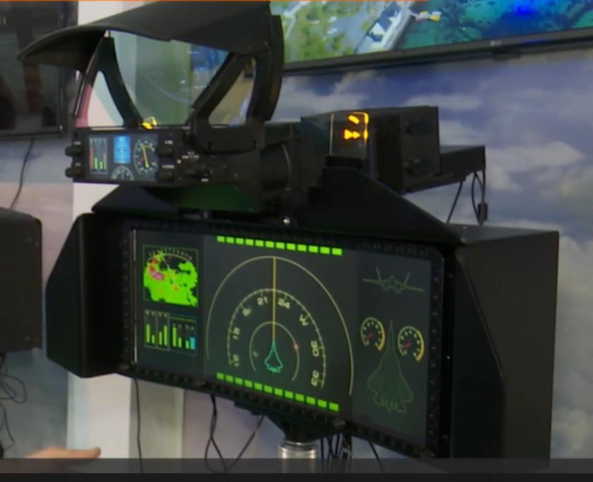 Кабина Су-57 изнутри