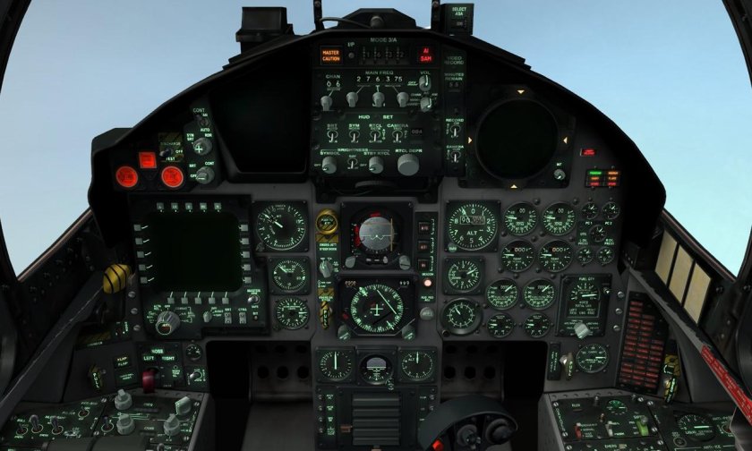 Кабина истребителя Су 34