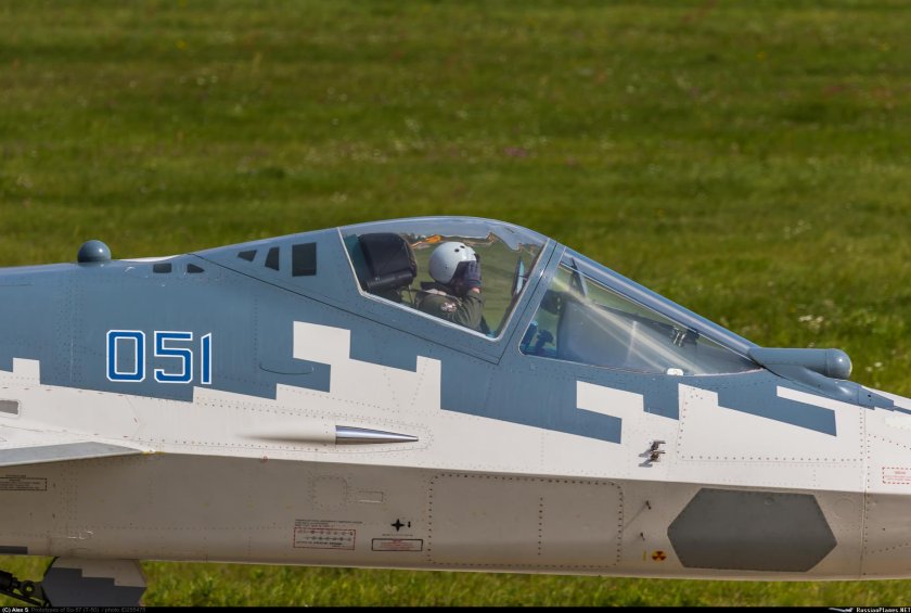 Су-57 фонарь кабины