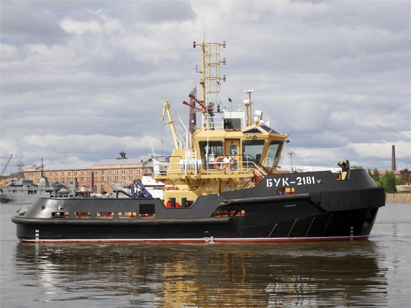 Рейдовый буксир «бук-2190» проекта 04690