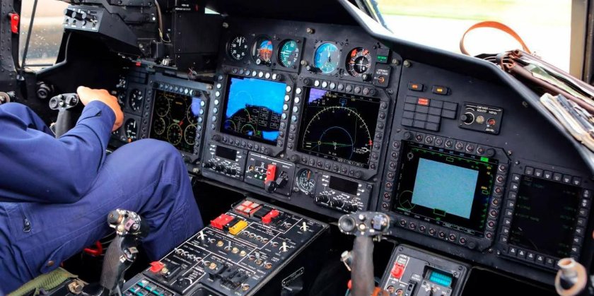 Ка-52 Аллигатор кабина