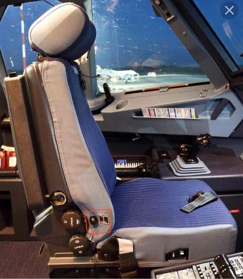 Кресло пилота Airbus-320