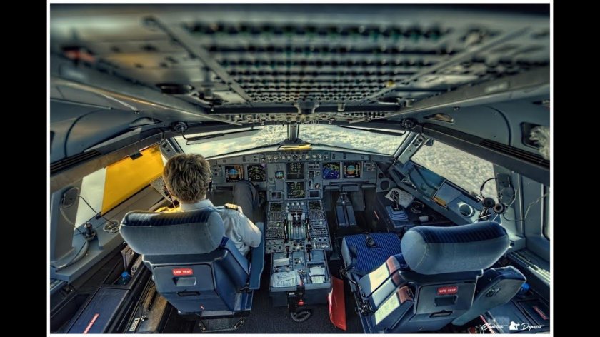 Кабина Боинг Эйрбас