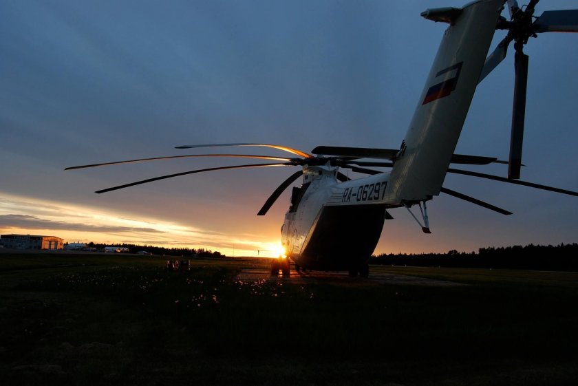 Самый грузоподъемный вертолет в мире ми-26т