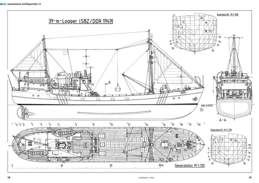 Чертежи траулера типа Атлантик