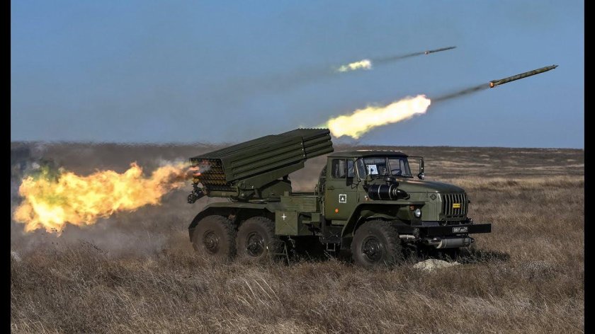 Реактивная система залпового огня БМ- 21«град».