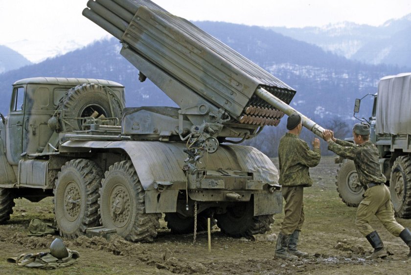 РСЗО 9к51 «град» в Афганистане