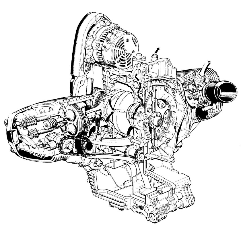 Двигатель мотоцикла BMW r1100