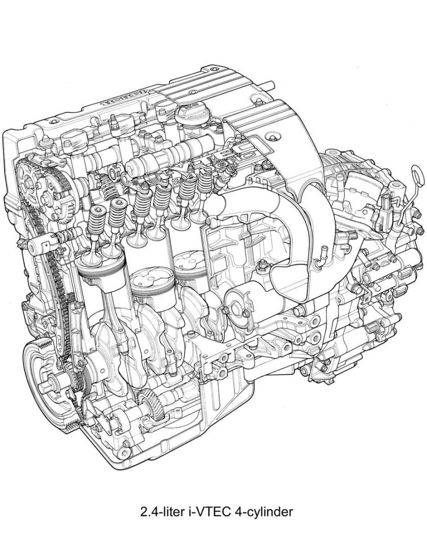 Двигатель к24а Хонда