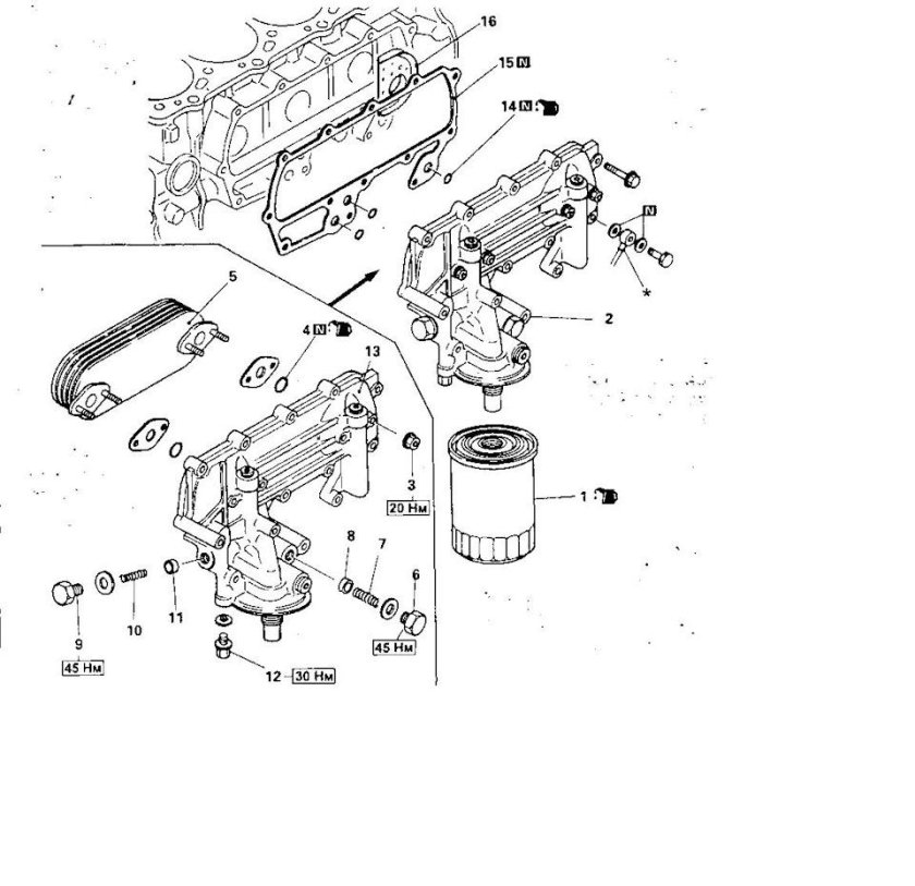 Маслоохладитель 4м41