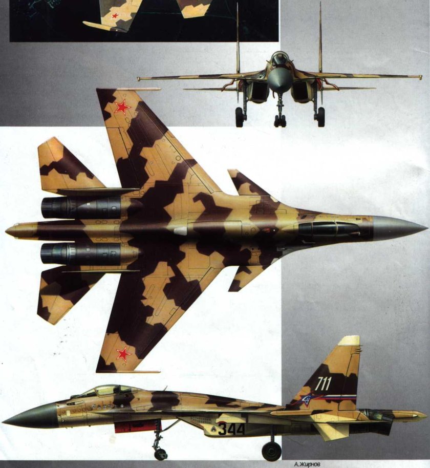 Су 37 бортовой 711