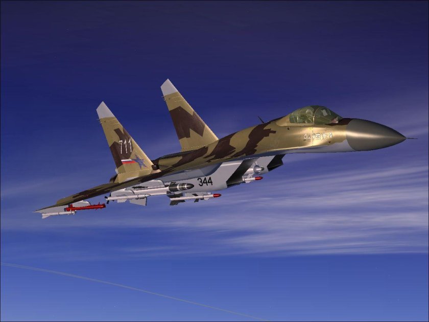 Су-37 двухдвигательный реактивный самолёт