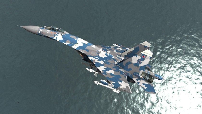 Су-27 истребитель камуфляж