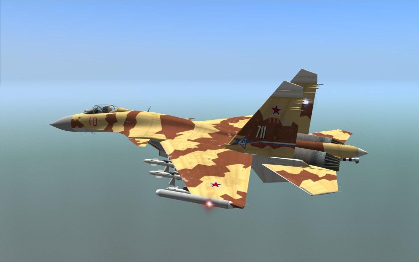 Истребитель Су-37 Терминатор