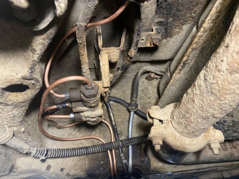 Трубка тормозная Калина 1 с АБС