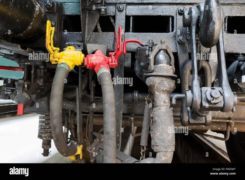 Концевой кран тормозной магистрали Локомотива