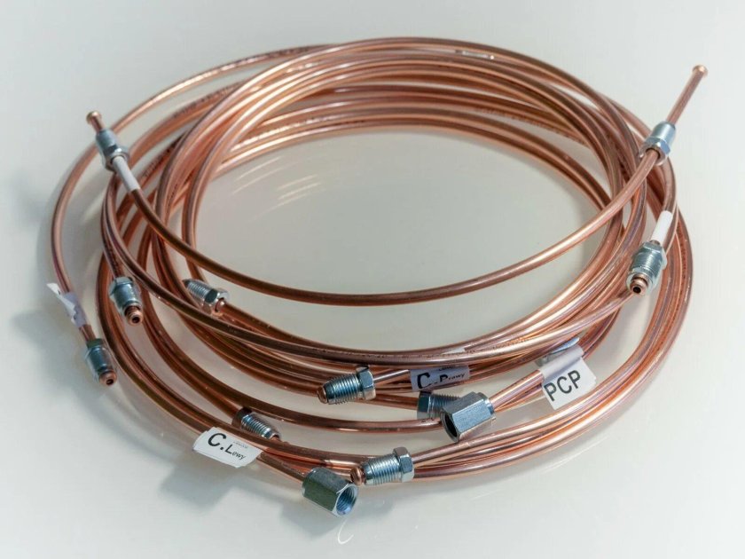 Трубка медная тормозная 5 мм ВАЗ