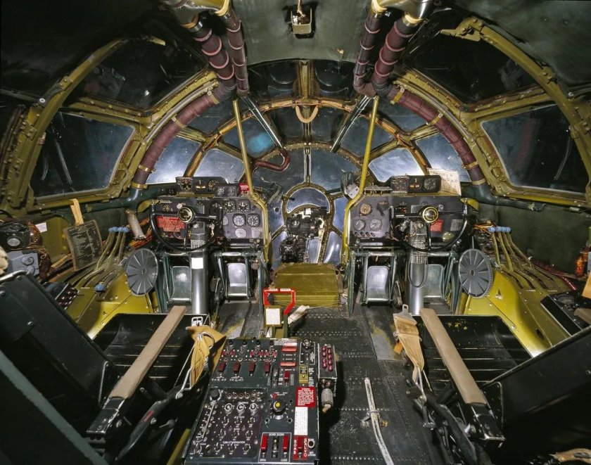 Boeing b-29 Superfortress кабина