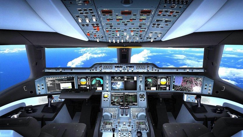 Airbus a350 кабина пилотов