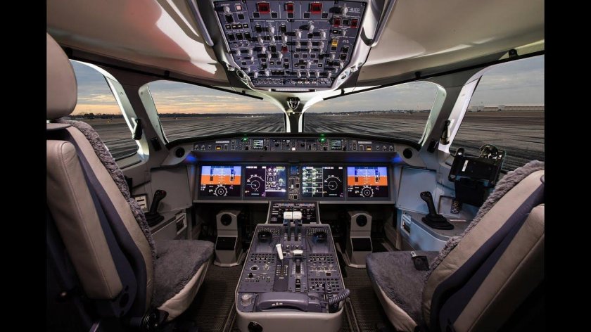 Airbus a380 кабина