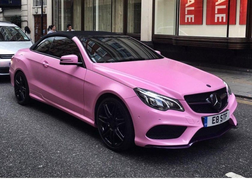 Мерседес s63 АМГ розовый