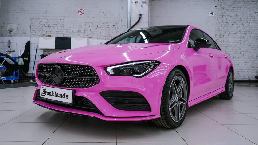 Мерседес CLA антихром