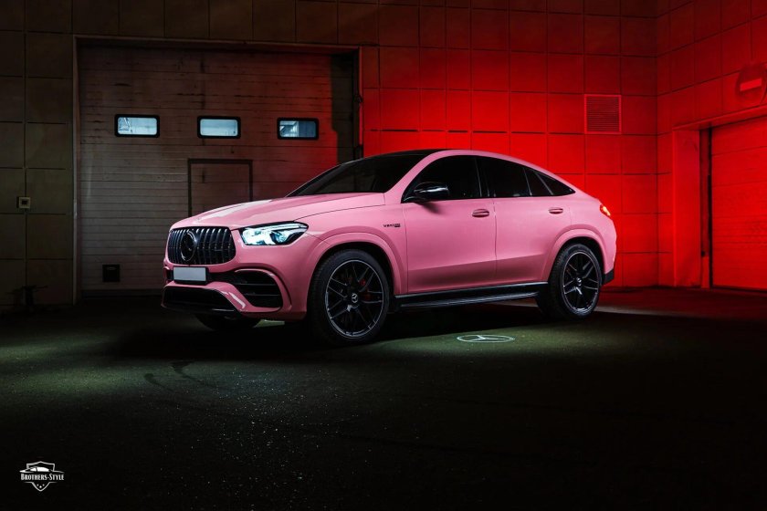 Mersedes GLE Coupe в пленке