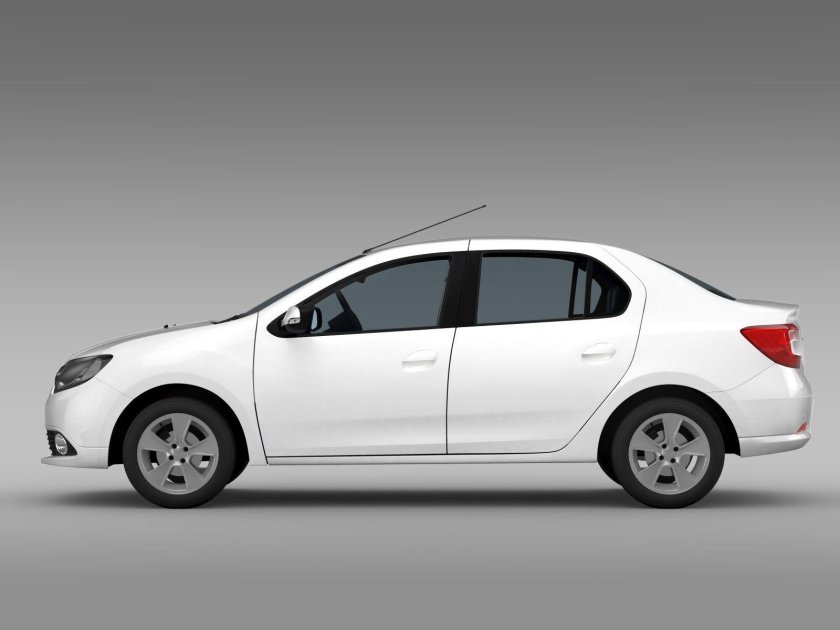 Рено Логан 2015 белый