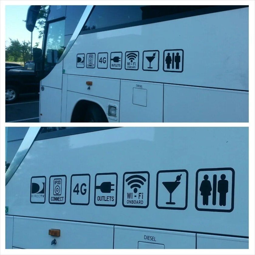 Наклейки на автобус