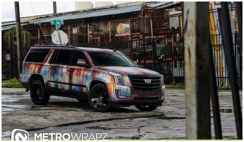 Cadillac Escalade с ржавчиной 2007