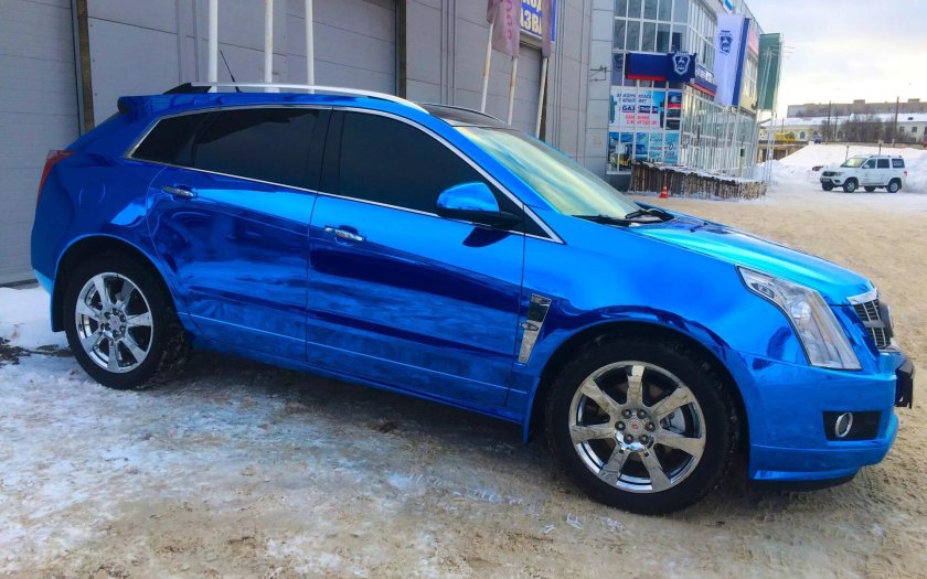 Cadillac SRX В пленке