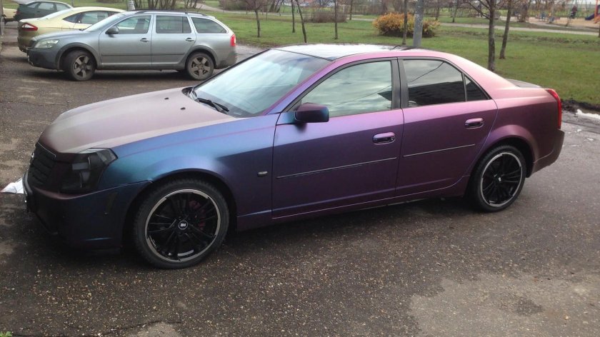 Кадиллак CTS В пленке