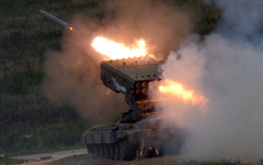 Тяжёлая огнемётная система ТОС-1а Солнцепек