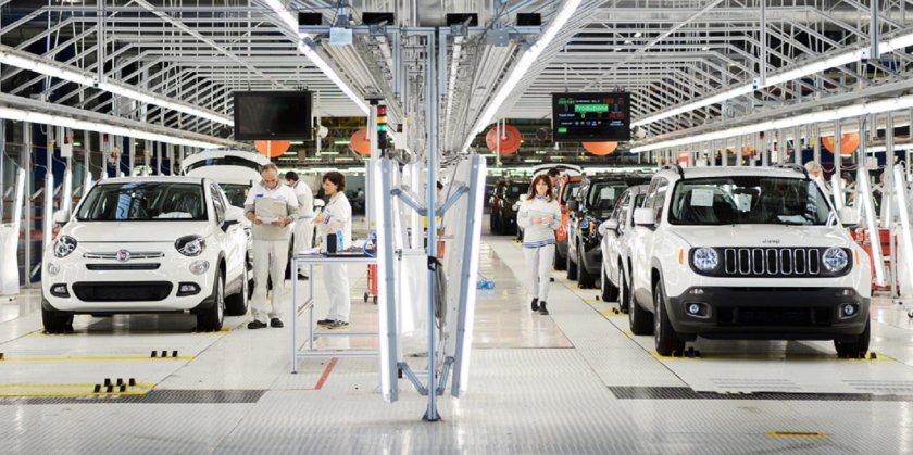 Завод Фиат в Италии