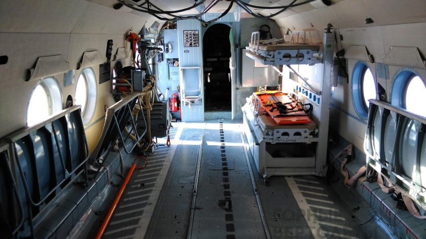 Салон вертолета ми-8