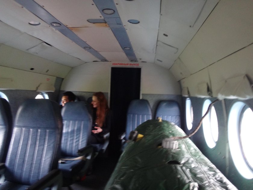 Вертолёт ми-8 пассажирский салон