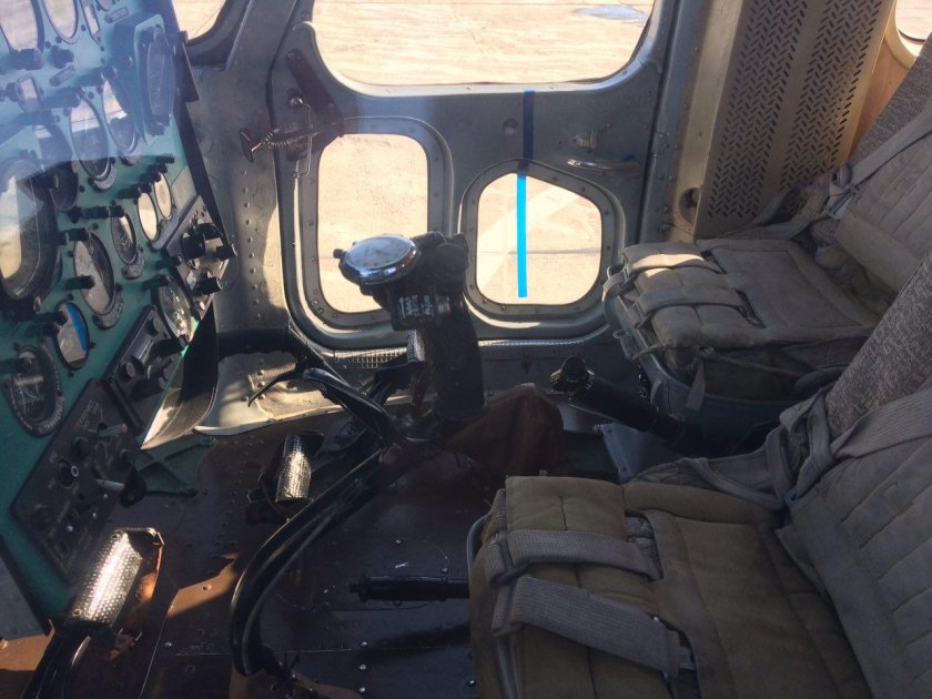 Ми-2 пассажирская кабина