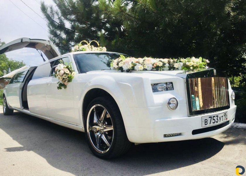 Свадебный лимузин Роллс Ройс