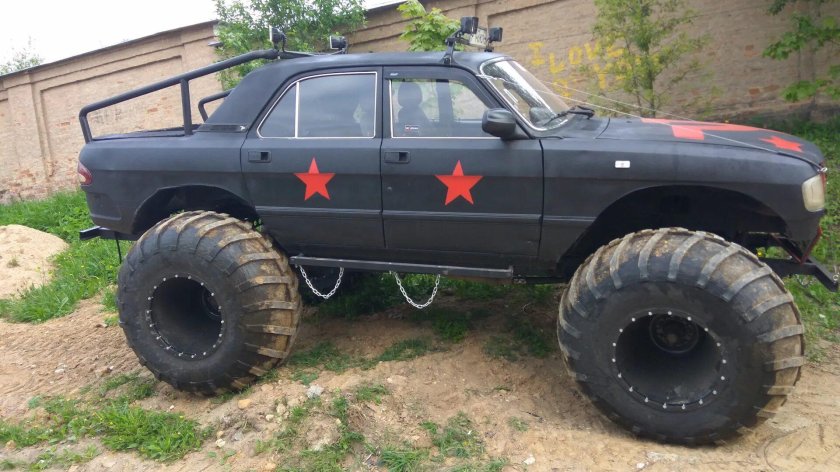 Волга УАЗ бигфут