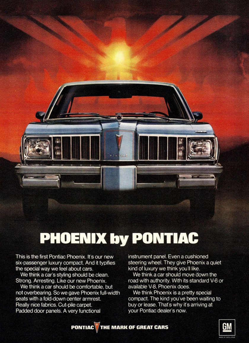 Pontiac Phoenix автомобили Pontiac
