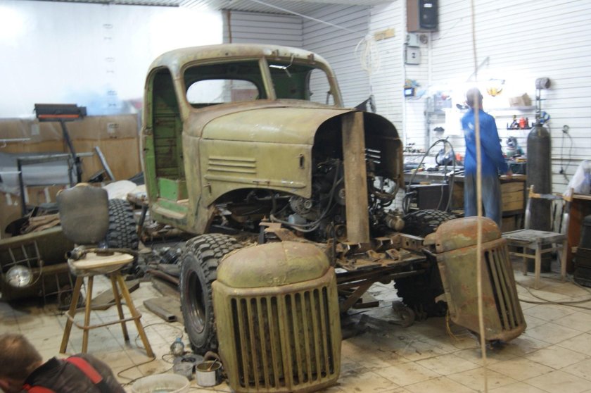 ЗИЛ 157 С кабиной от ЗИЛ 130