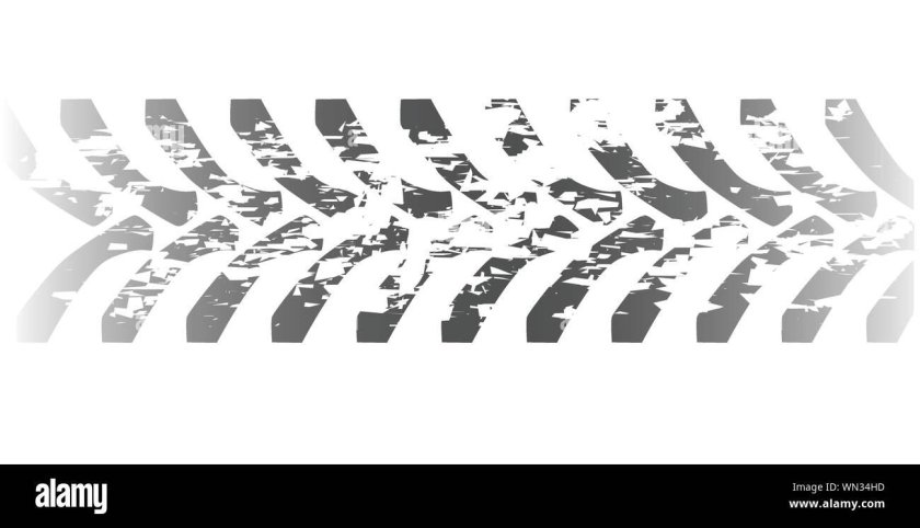 Следы от шин вектор