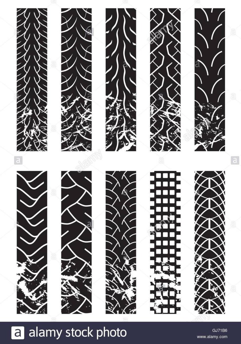 Мотоцикл протектор шин Альфа Tire tracks