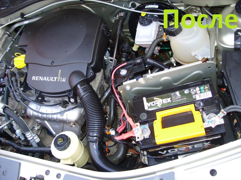 Подкапотка Рено Логан 1