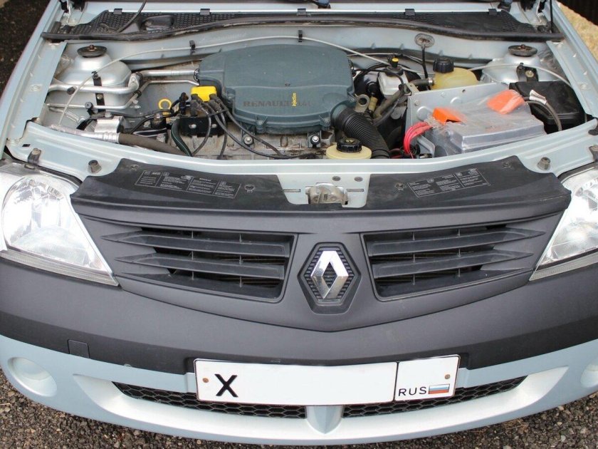 Подкапотка Рено Логан