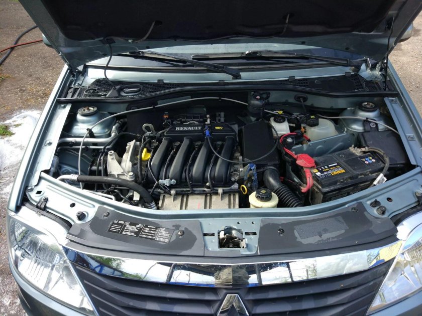 Что под капотом у Renault Logan 2008