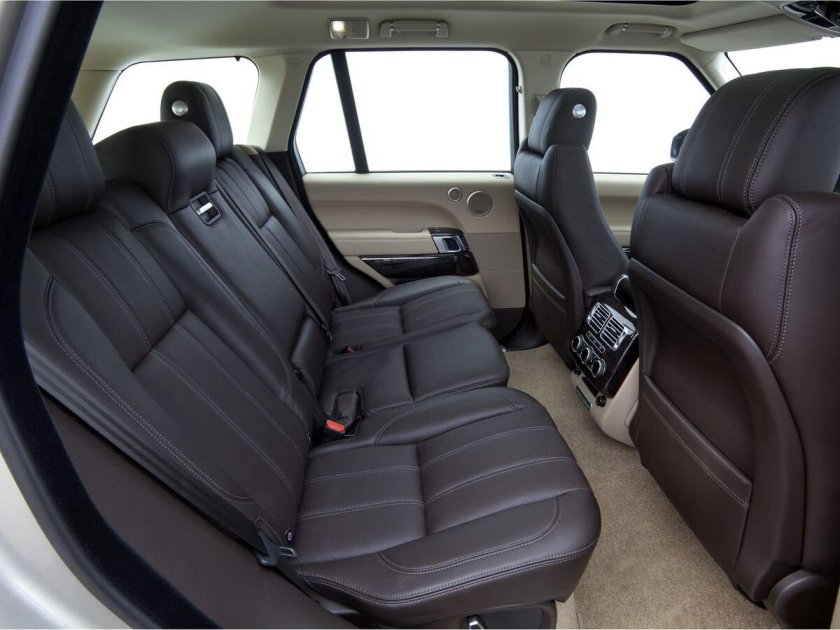 Range Rover 2013 салон сзади