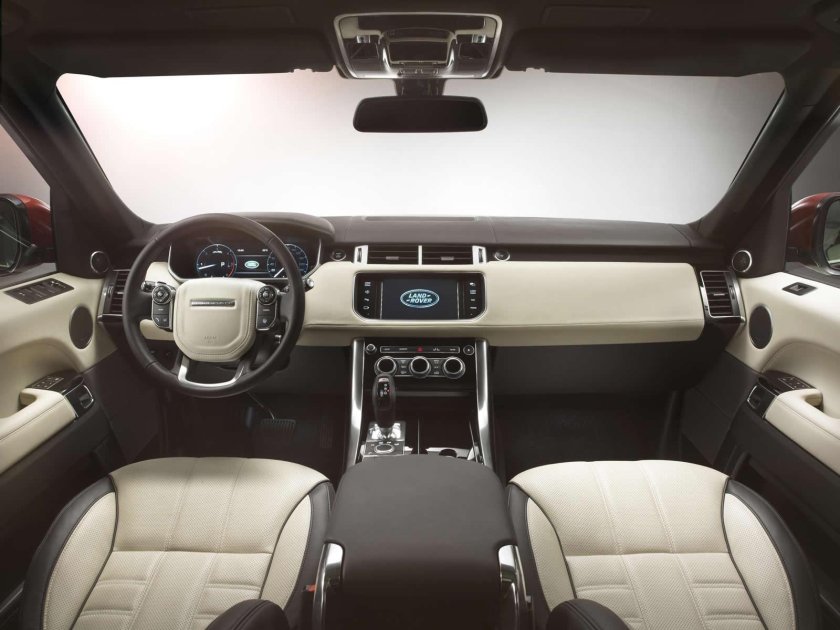 Land Rover range Rover Sport, 2013 кокпит